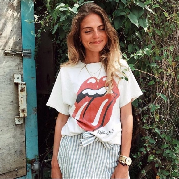 Tops - NWOT Rolling Stones ‘89 Tour Graphic Tee